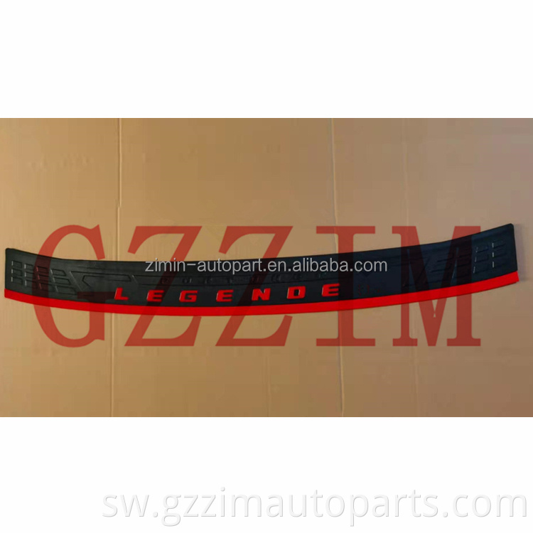 ABS Plastiki nyuma bumper sahani nyuma bumper linda sahani kwa fort*ner 2012-2016 2021